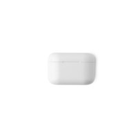 Wireless earbuds case mockup cutout, Png file