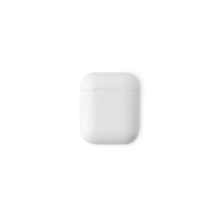 Wireless earbuds case mockup cutout, Png file