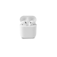 Wireless earbuds case mockup cutout, Png file