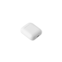 Wireless earbuds case mockup cutout, Png file