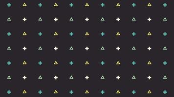 Geometric Shapes Seamless loop of motion graphic video background