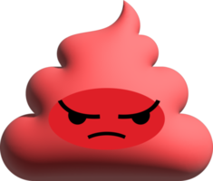 lindos emoticonos de caca 3d png