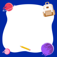 illustrazione dei bambini del modello del telaio png