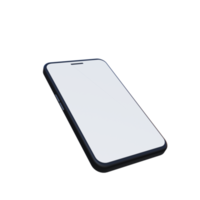 téléphone portable de rendu 3d png