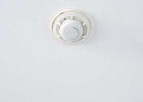 Smoke detector with copy space. photo