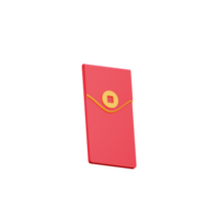 3d chinese new year object angpao png