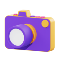 objet appareil photo numérique illustration 3d png