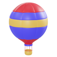 objeto de balão de ar de ilustração 3D png