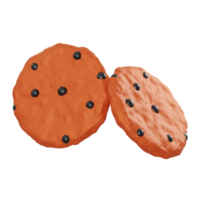 3d illustration cookies object png