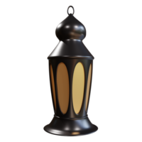 3d illustration ramadan lantern object png