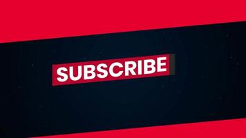 Subscribe to channel, blog. Social media background, Subscribe word animation motion graphic video use for website banner,advertising,Marketing
