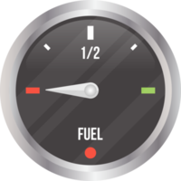 Fuel gauge vector illustration isolated png