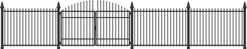 poort en hek van staal png