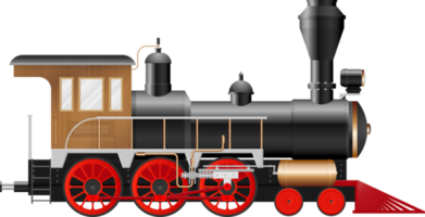 locomotora de vapor antigua png