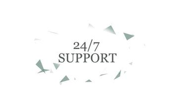 24 Hours 7 Days support Working day schedule, mode animation video