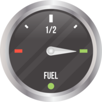 Fuel gauge vector illustration isolated png
