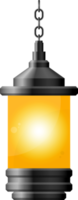 Black realistic street light clip art png