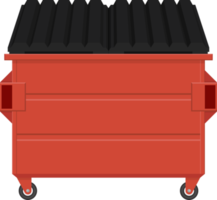 afvalcontainer illustraties png