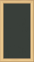 Menu chalckboard with wooden frame png