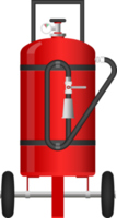 clipart de extintor de incêndio isolado em branco png