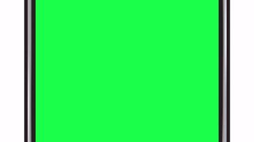 Animated Modern Smartphone Zoom Out Green Screen Device Product Mockup Presentation Office Business Showcase Technology Modern Motion Graphic Template video