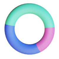 3D-Darstellung Donut-Diagramm png