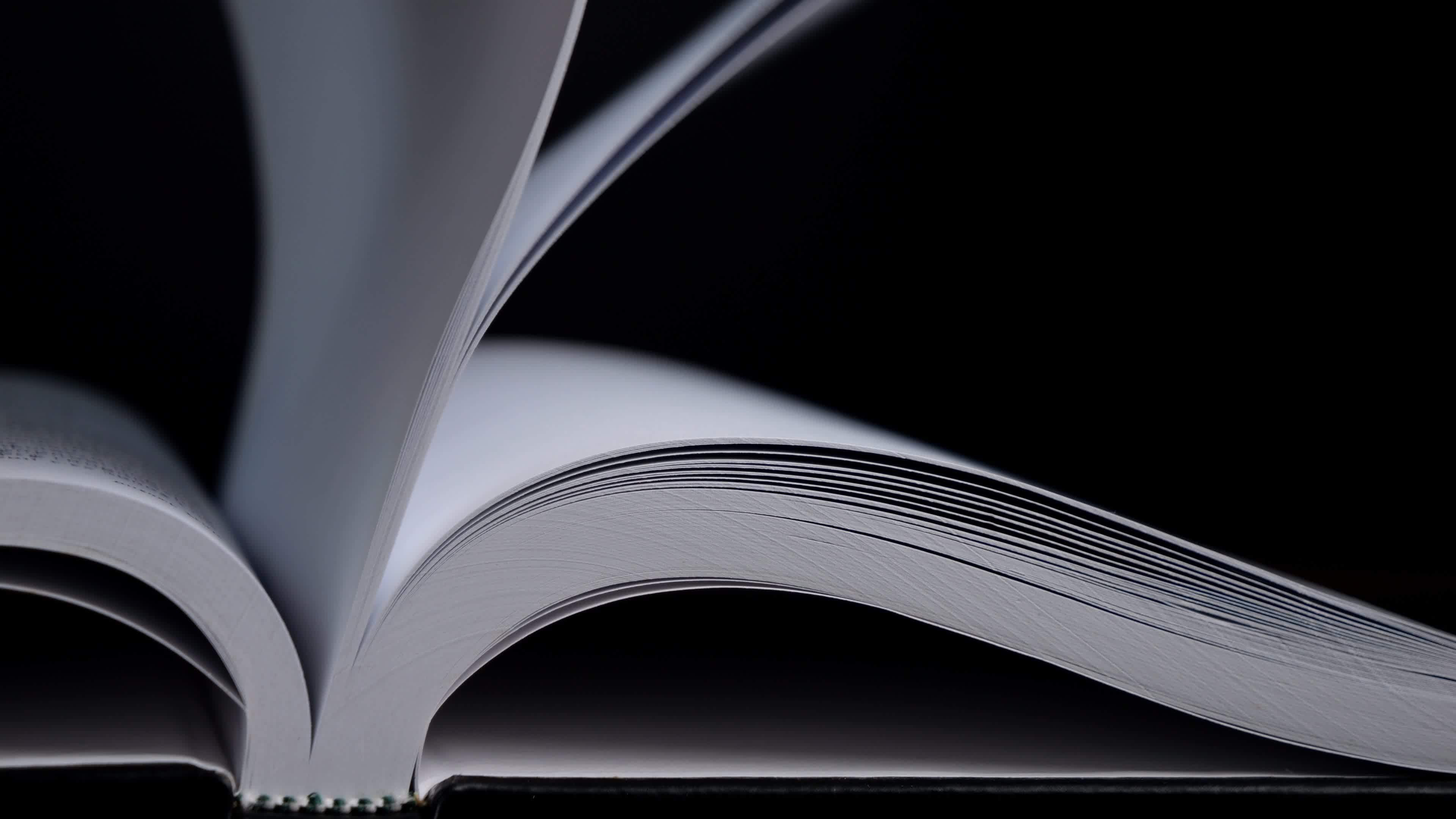 Open Book Stock Video Footage for Free Download