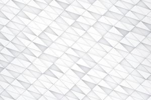 Abstract white geometric pattern background. Chaotic mosaic surface polygons 3d rendering photo