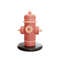 Hydrant illustration 3d png