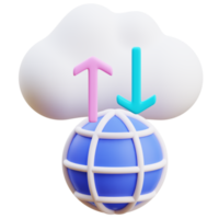 transferencia de datos en la nube png