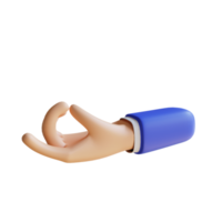 3D-Holding-Handgeste png