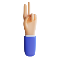 3D-Gesten mit zwei Fingern png