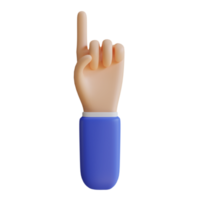 3D One Finger Hand