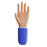 3D Five Finger Gesture