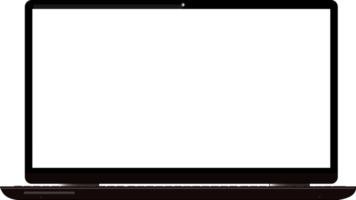 ordinateur portable avec écran transparent png