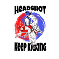 karate illustration modern design png file