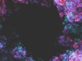 Abstract fractal art background, suggestive of astronomy and nebula. Computer generated fractal illustration art nebula. photo
