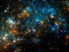 Abstract fractal art background, suggestive of astronomy and nebula. Computer generated fractal illustration art nebula. photo