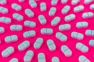 searching for the virus cure medical pills in pattern on vibrant background photo