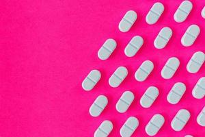 searching for the virus cure medical pills in pattern on vibrant background photo