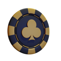 casinofiches 3D-ontwerpelementen png