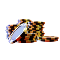 elementi di design 3d del casinò png