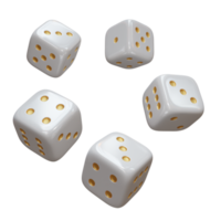 elementos de design 3d de cassino png