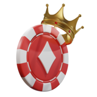 elementi di design 3d del casinò png