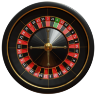 elementos de diseño 3d de casino de ruleta oscura png