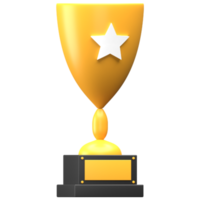 illustration de trophée 3d png