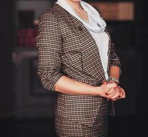 business woman in formal wear photo