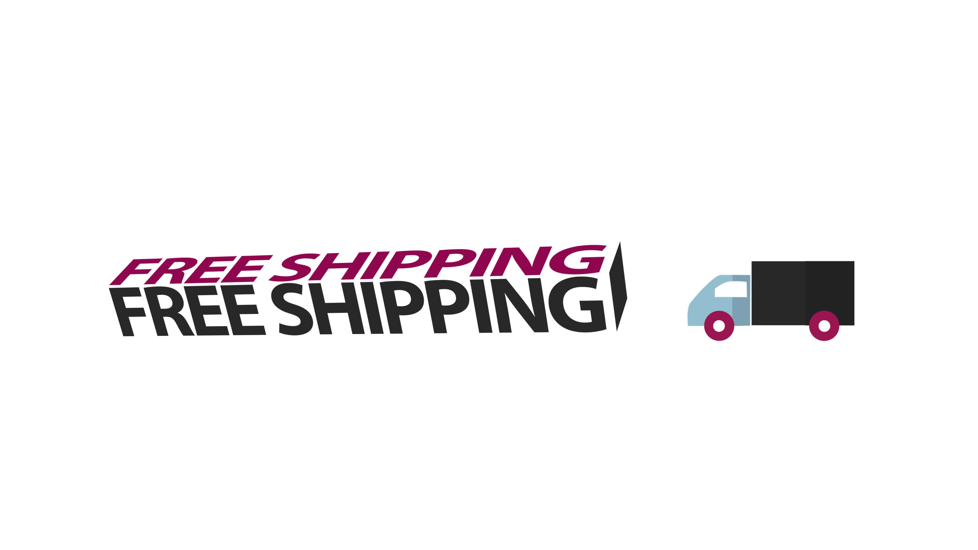 free shipping word animation motion graphic video with Alpha Channel,  transparent background use for website banner, coupon, sale promotion,  advertising, marketing 8855229 Stock Video at Vecteezy