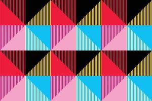 Print vector retro geometric pattern background