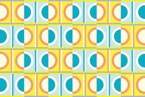 Print vector circle tile geometric pattern background